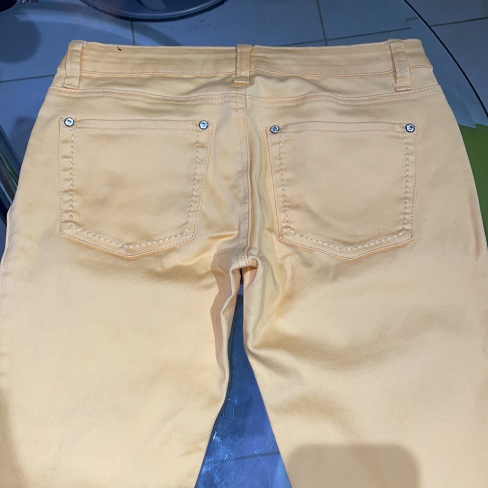 Blue Faith Light orange  stretching jeans